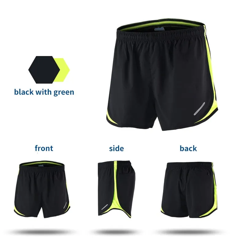 Running Shorts Men 2 in 1 Sport Athletic Crossfit Fitness Gym Shorts Pants Workout Clothes Marathon Sportswear