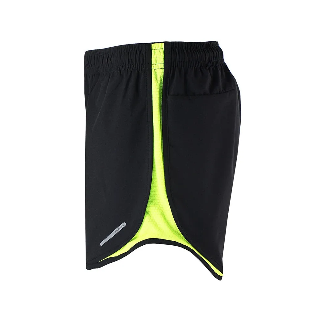 Running Shorts Men 2 in 1 Sport Athletic Crossfit Fitness Gym Shorts Pants Workout Clothes Marathon Sportswear