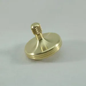 S2 - Brushed Brass Spinning Top