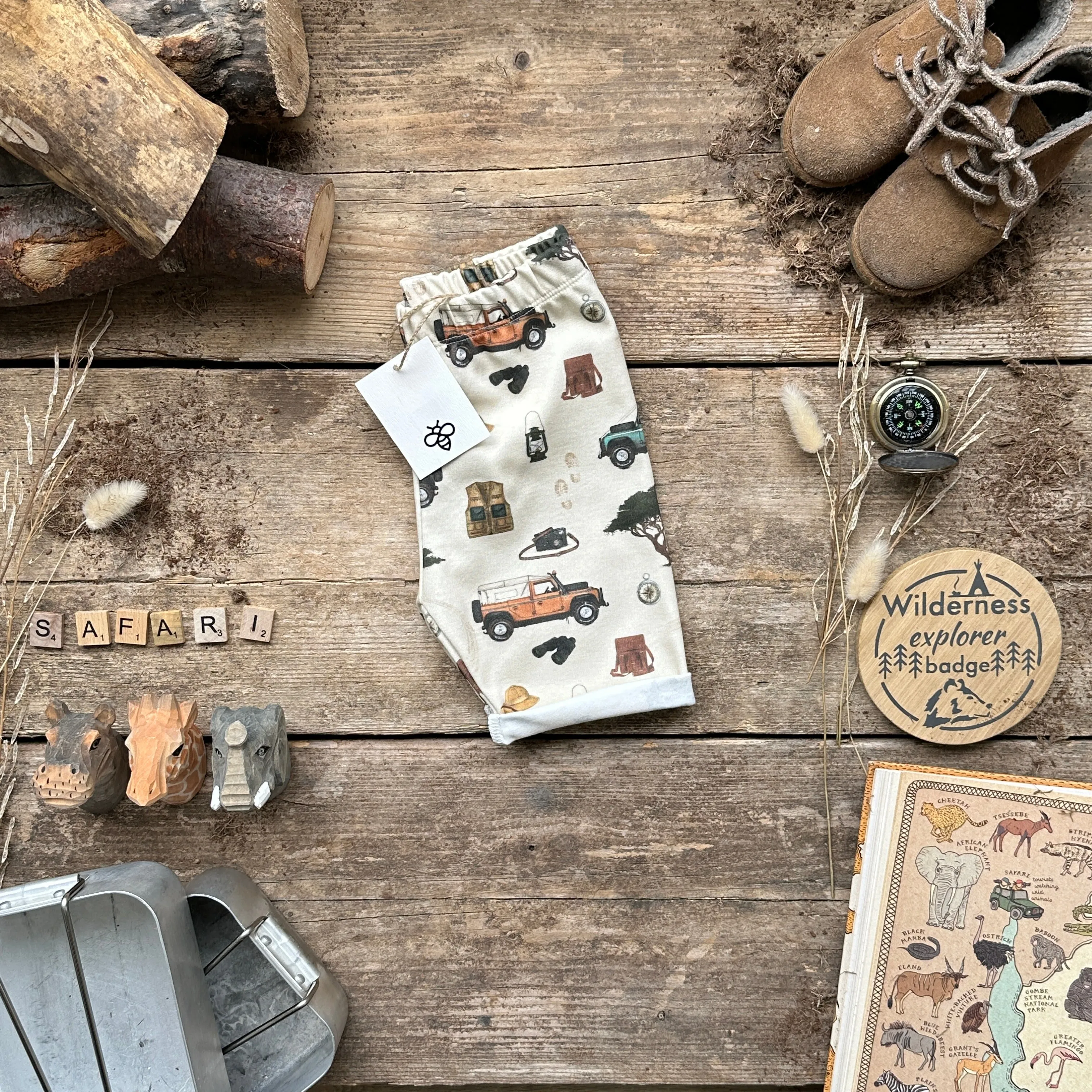 Safari Slim Rolled Shorts | Ready To Post