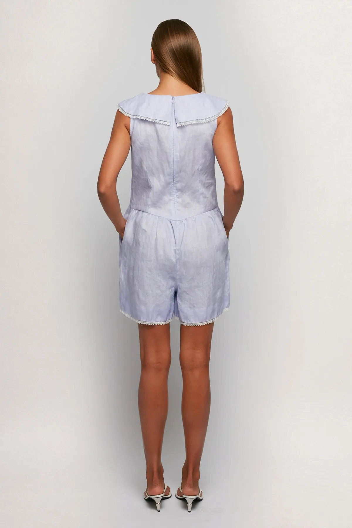 Sailor Collar Romper