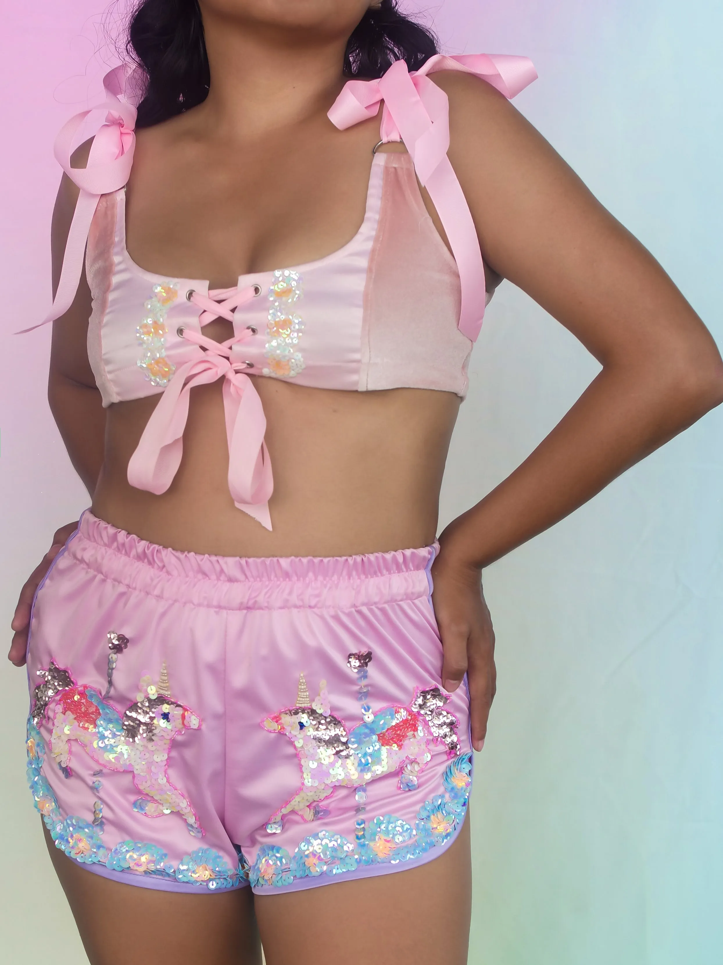 Sakura Sideshow Garter Top