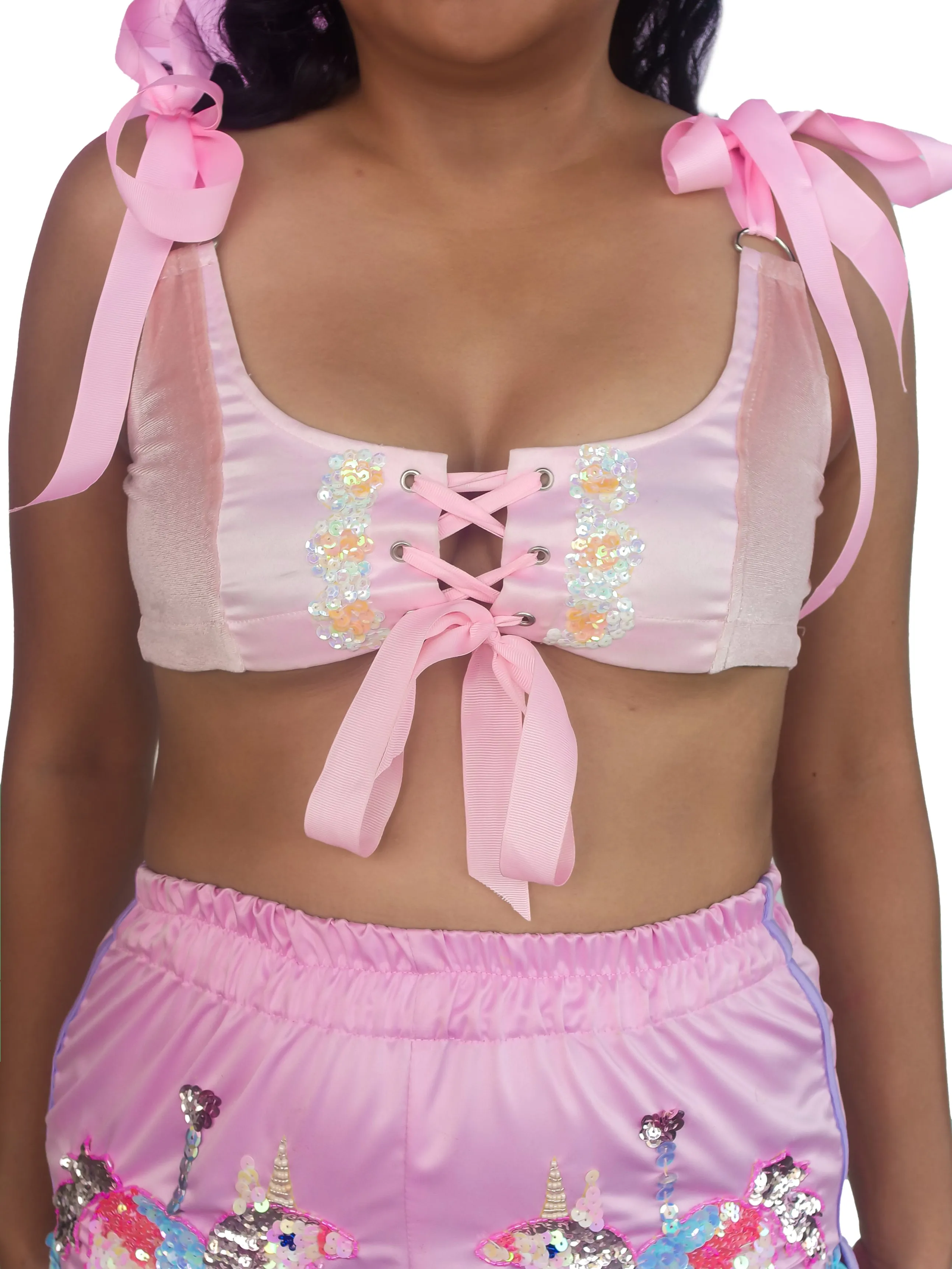 Sakura Sideshow Garter Top