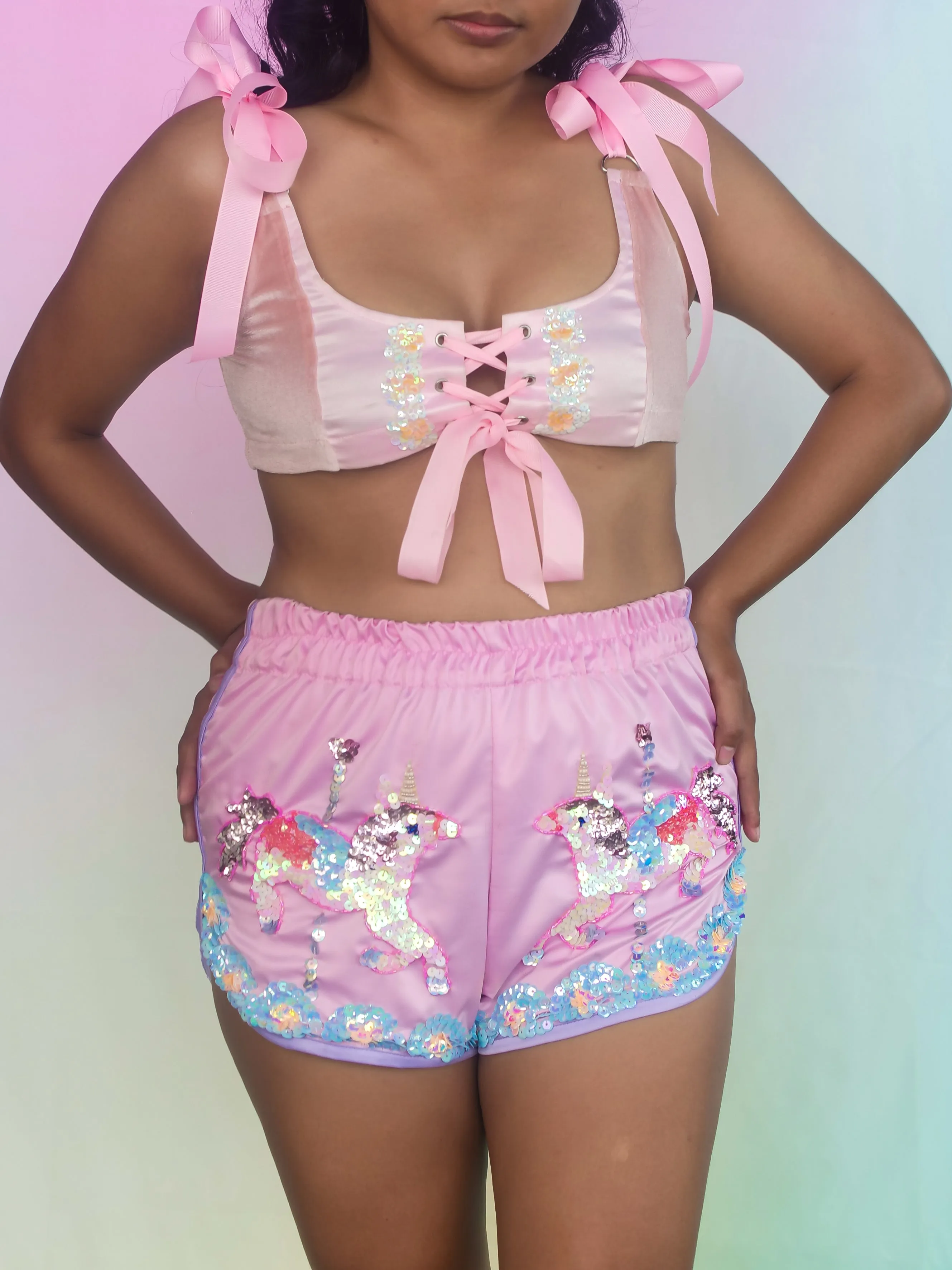 Sakura Sideshow Garter Top