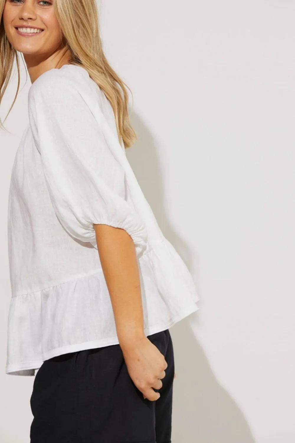 Salt Top In White