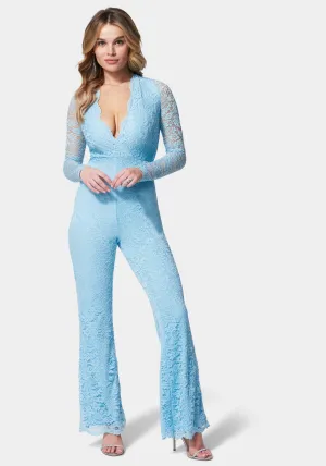 Scallop Lace Jumpsuit