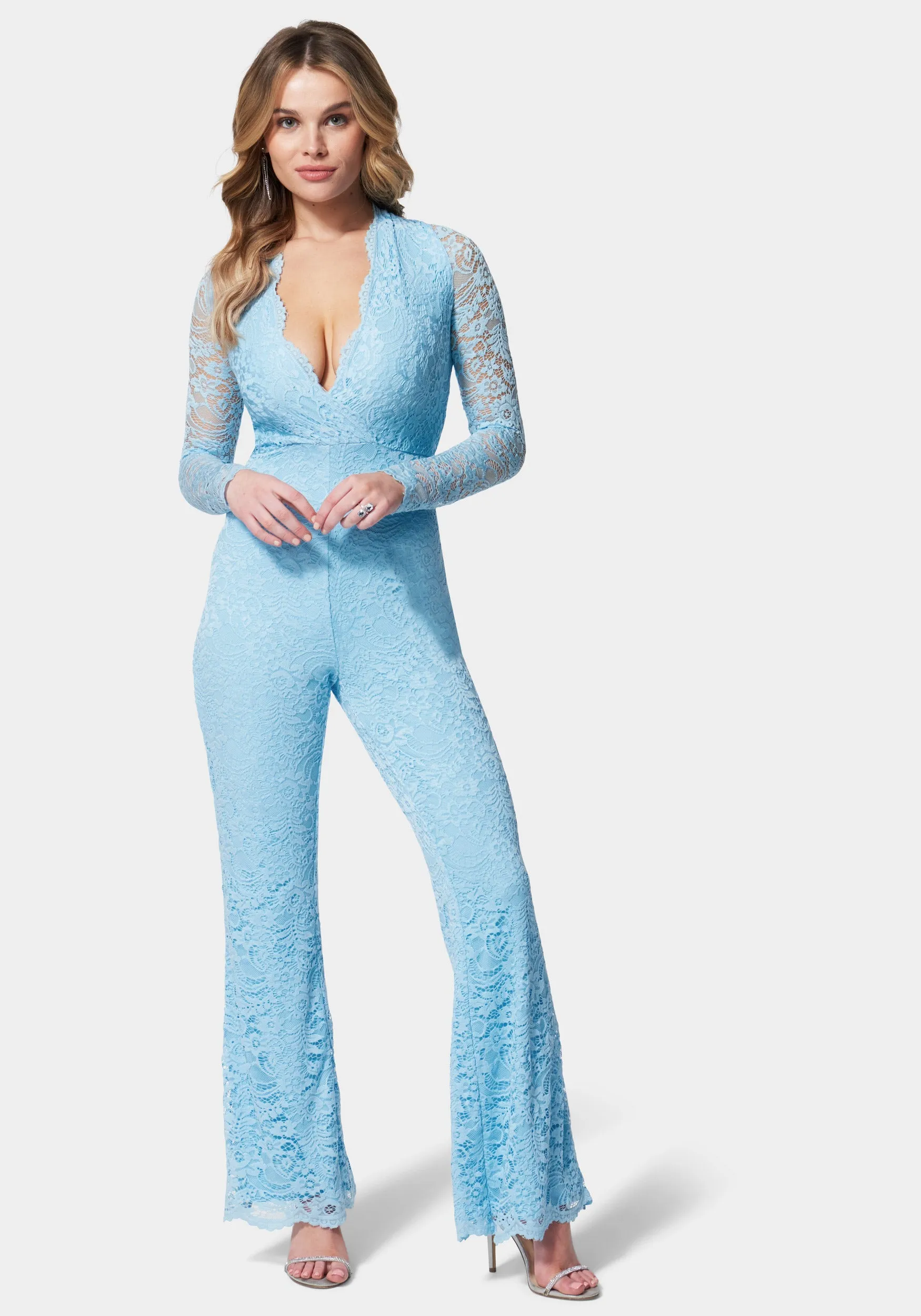 Scallop Lace Jumpsuit