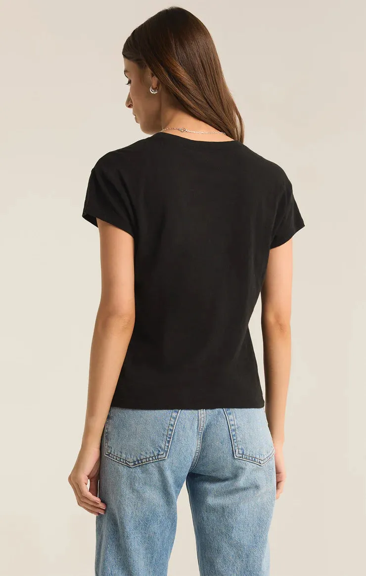 Second Skin Crew Top Black ZT251232