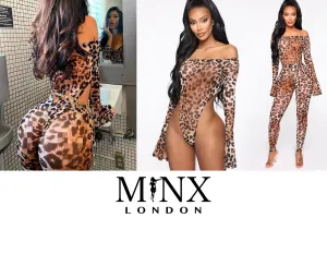 Sexy Bodysuit | Bodysuit | Womens Bodysuit | Leopard Print Bodysuit
