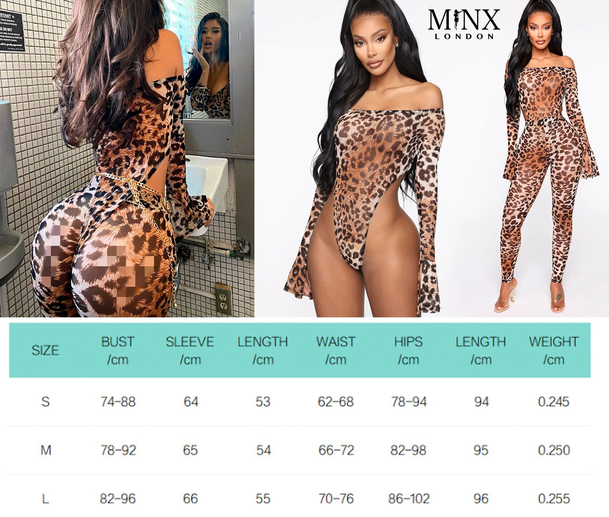 Sexy Bodysuit | Bodysuit | Womens Bodysuit | Leopard Print Bodysuit