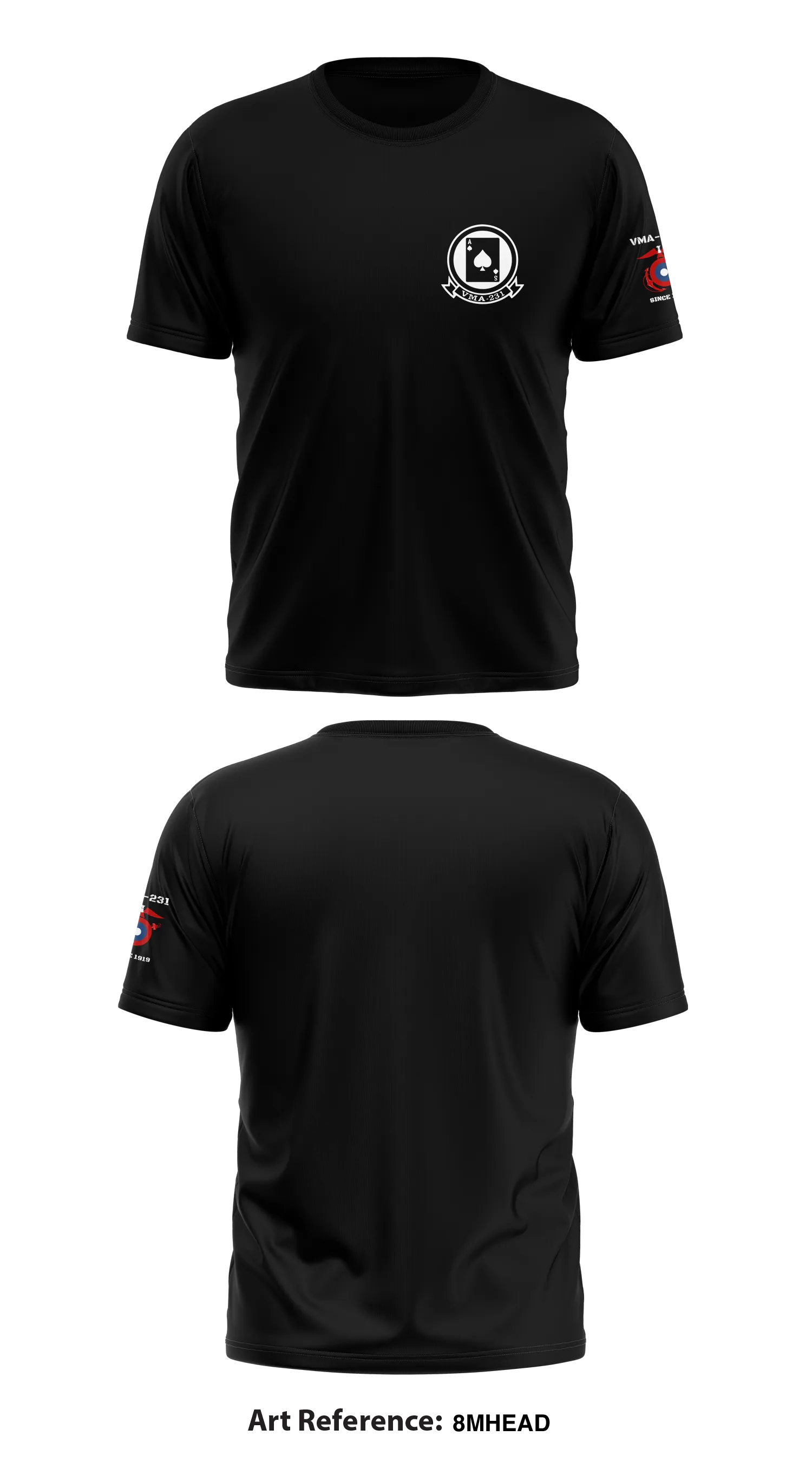 Short Core Men's SS Performance Tee - 8mHeAd