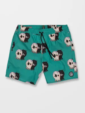 Short de bain V Ent Pepper Stoney 17" - SCRUBS GREEN