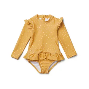 Sille Swim Jumpsuit - Confetti yellow mellow