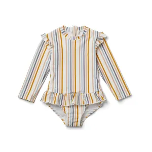 Sille Swim Jumpsuit - Stripe: Multi