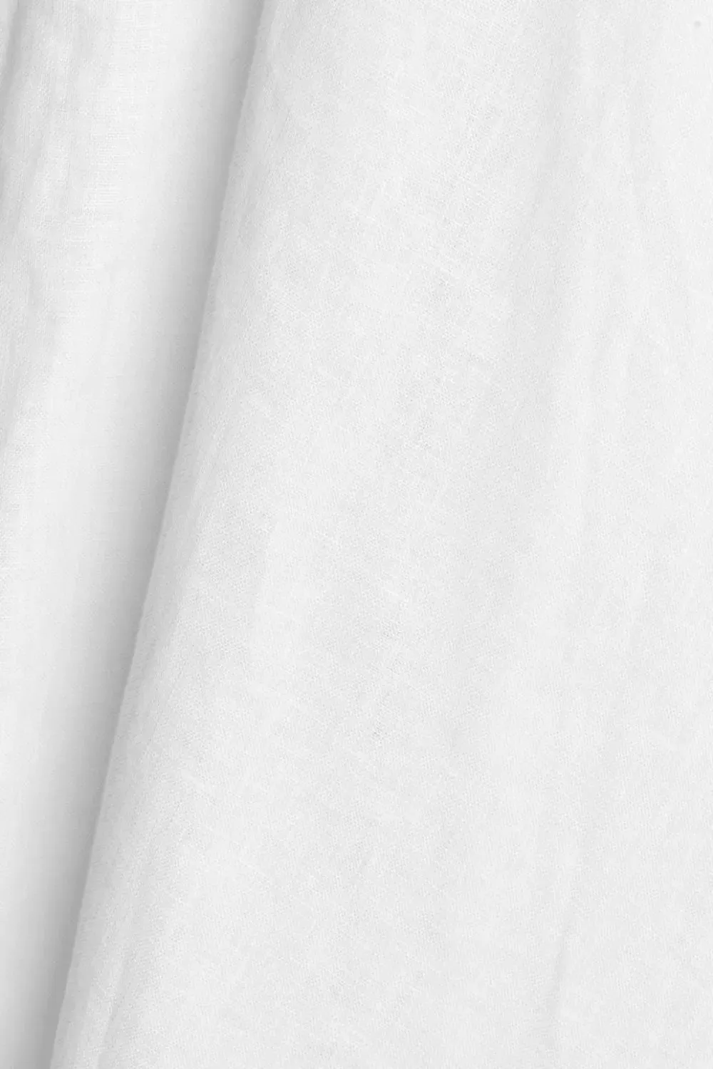 Sleeveless Linen Shirt in White
