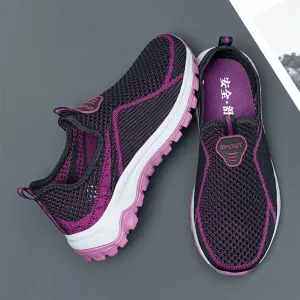 Sports Shoes For Women Sneakers Breathable Casual Lightweight Sports Comfy Flats Shoes Women Loafers Shoes Zapatos Mujer