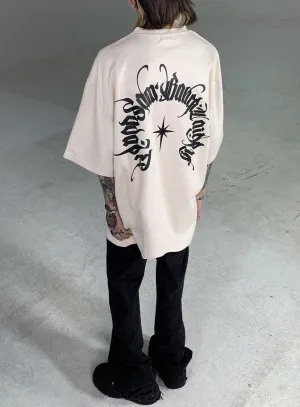 Starburst Faux Suede T-Shirt