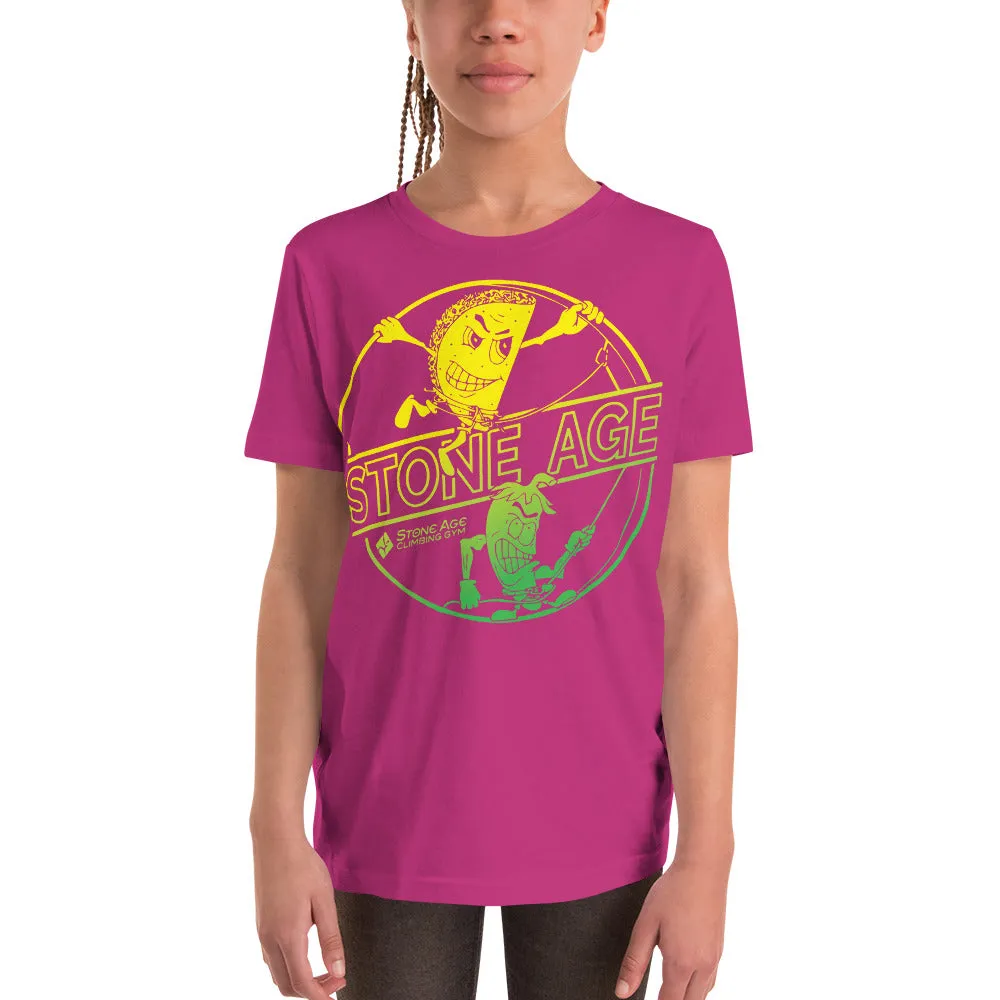 Stone Age Youth Chile & Taco T-Shirt - Print on Demand