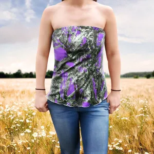 Strapless Camo Top