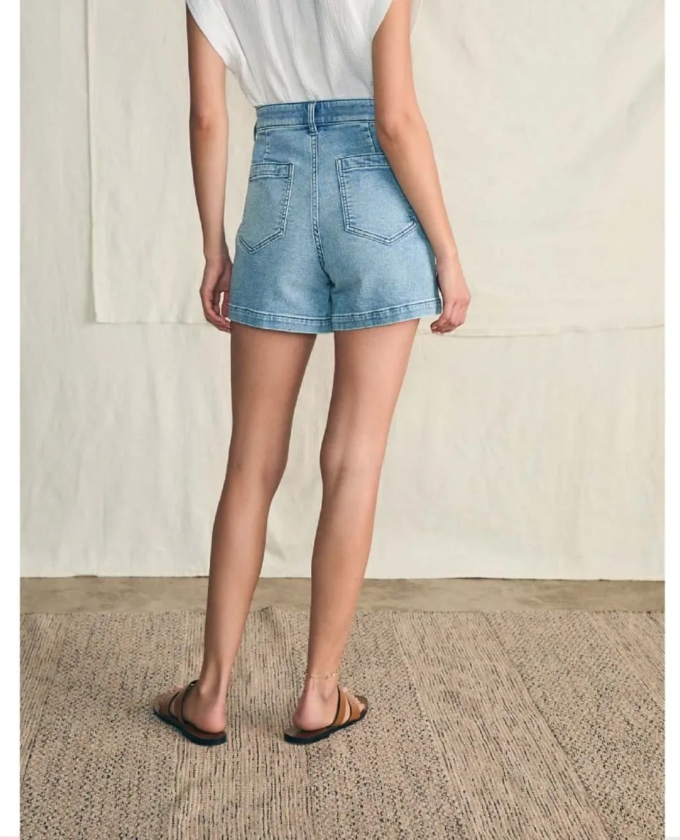 Stretch Terry Patch Pocket Shorts