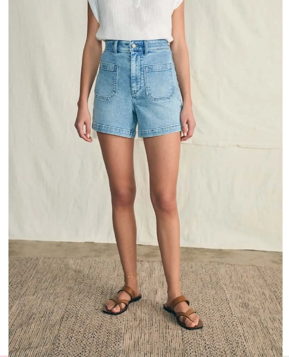 Stretch Terry Patch Pocket Shorts