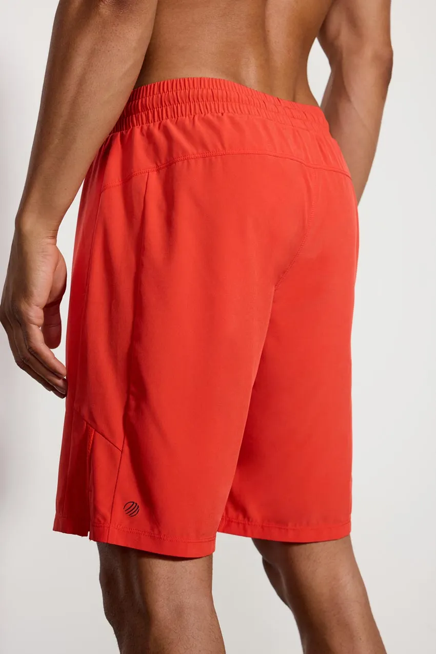 Stride Short with Liner - 9" - Scarlet Ibis