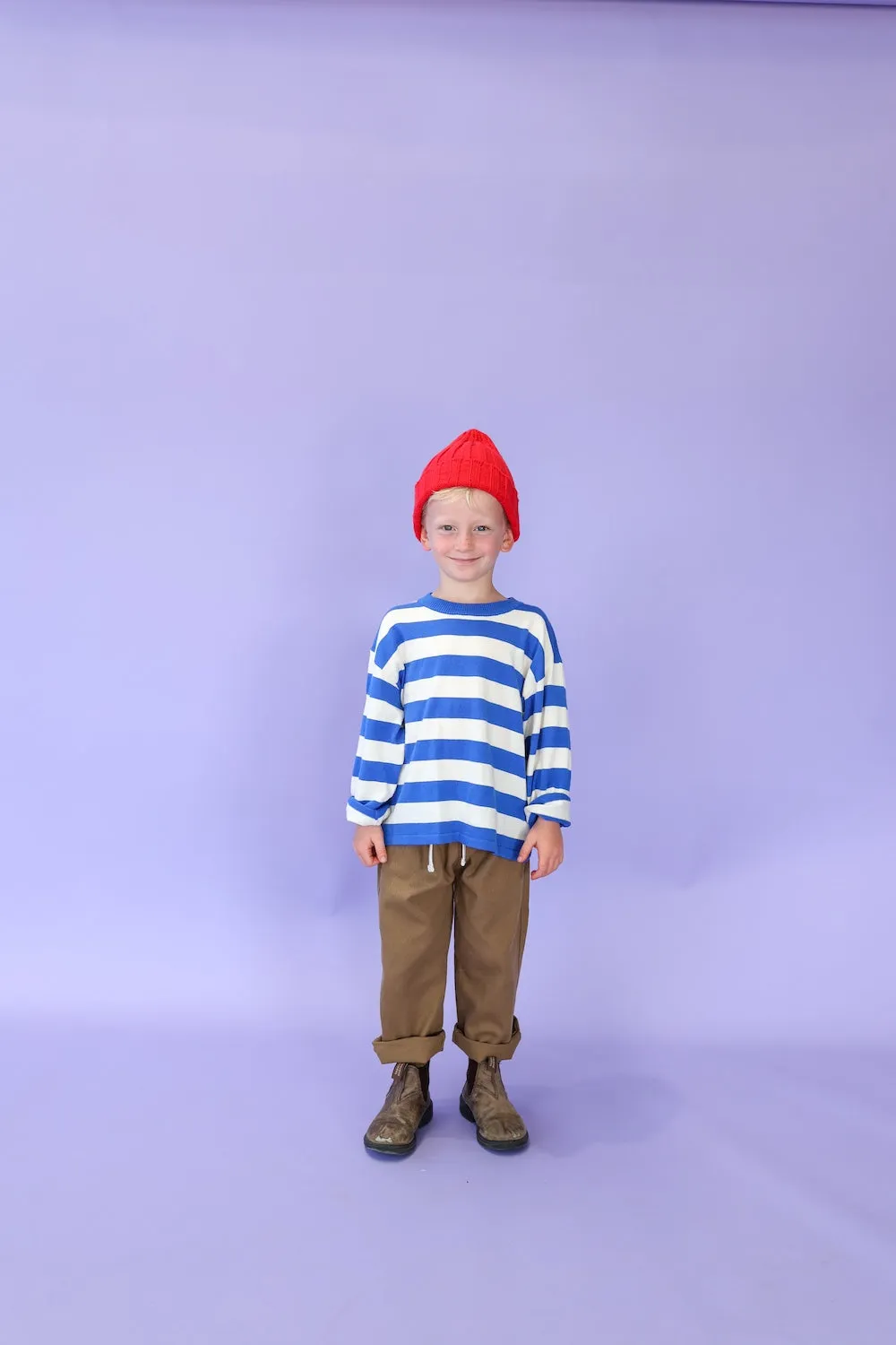 Stripe Long Sleeve Knitted Tee