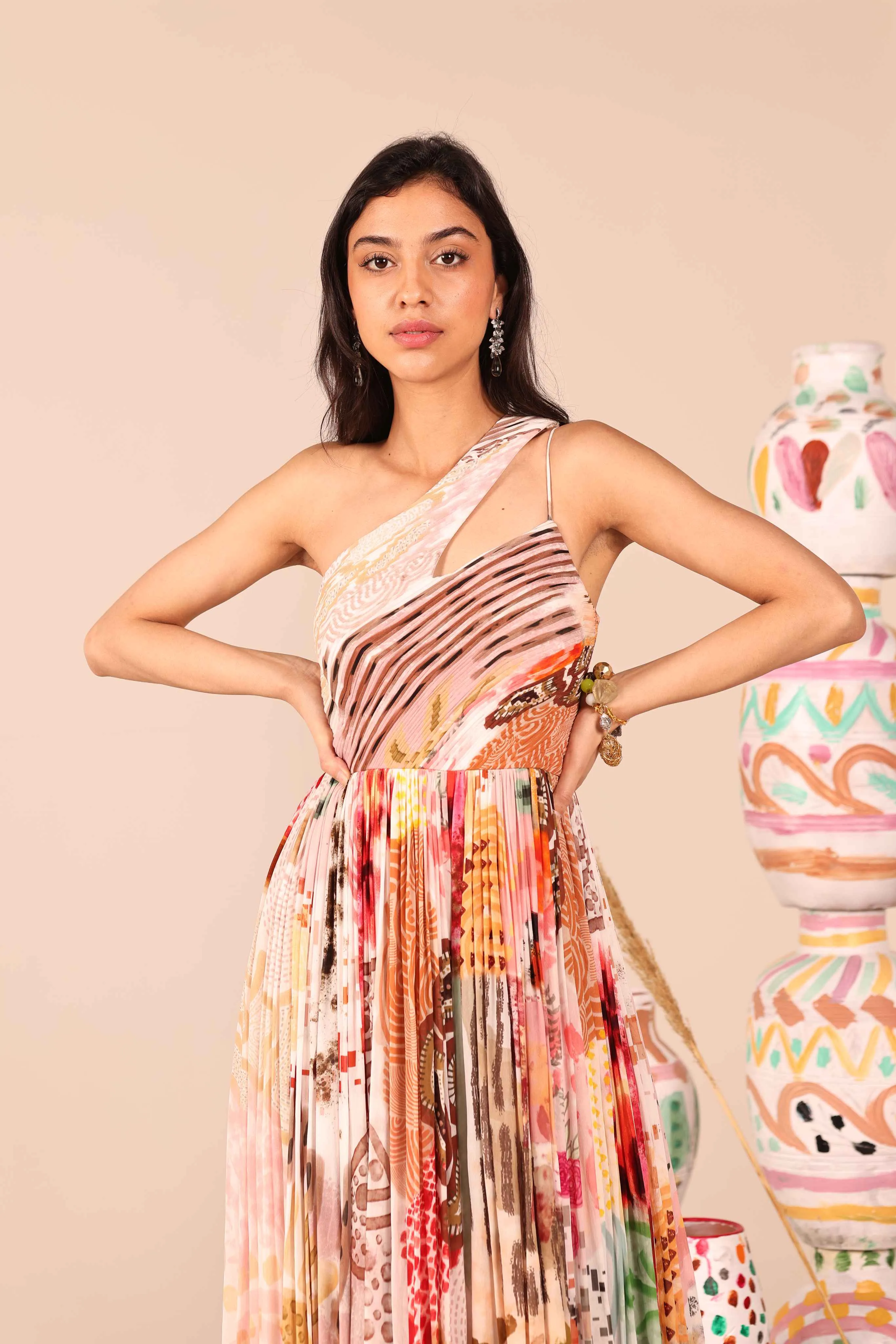 Summer Splash Georgette Jumpsuit