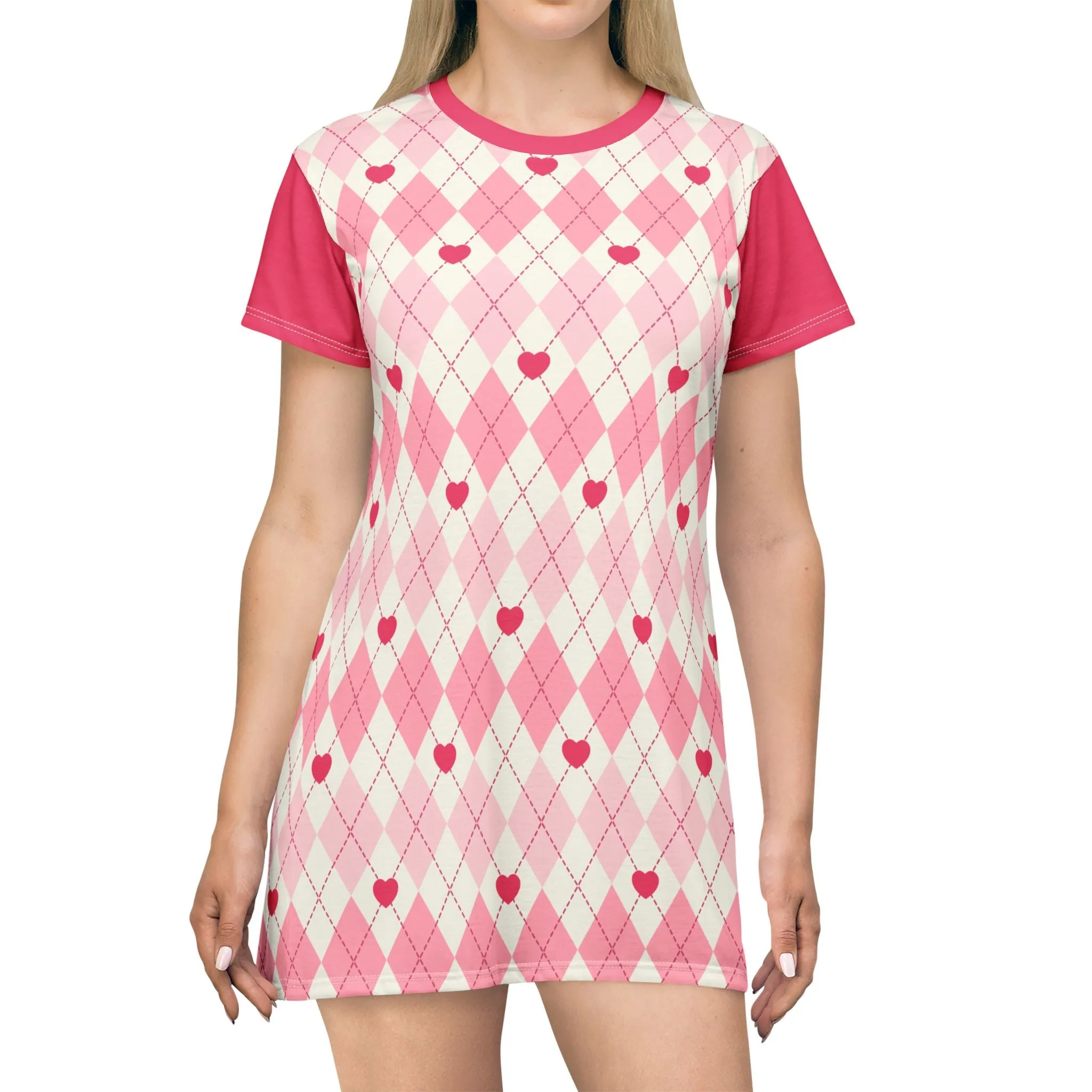 Sweetheart Argyle Dress