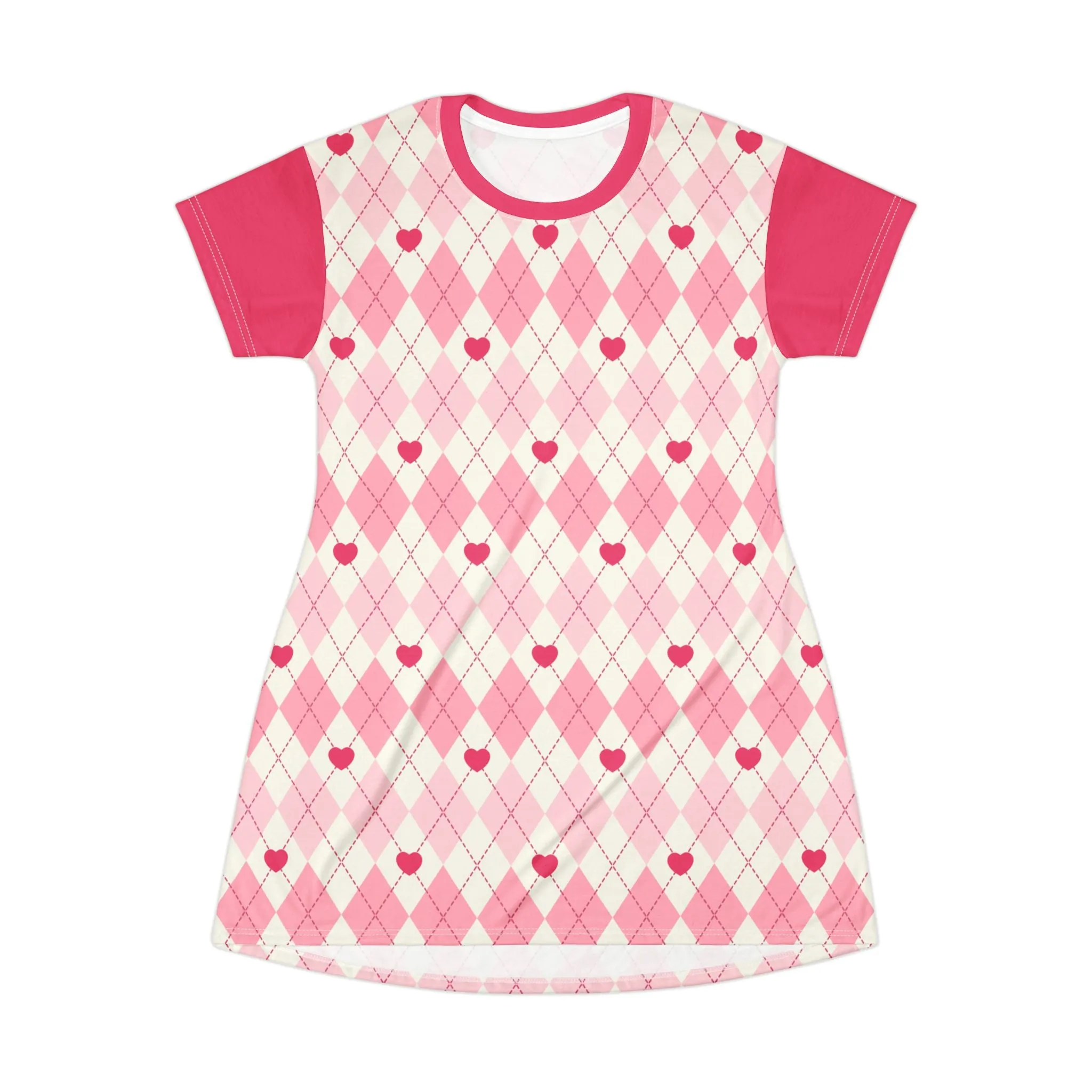Sweetheart Argyle Dress