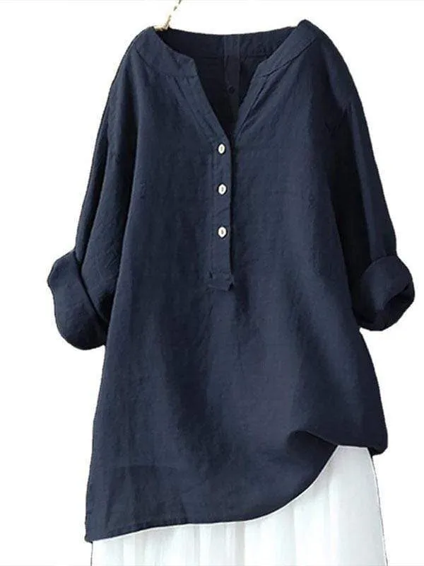 Sylvie - Effortless Buttoned Blouse