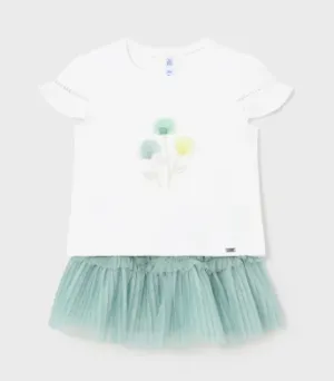 Teal Tulle Set