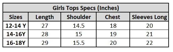 Teens Girls Printed Cotton Casual Tops