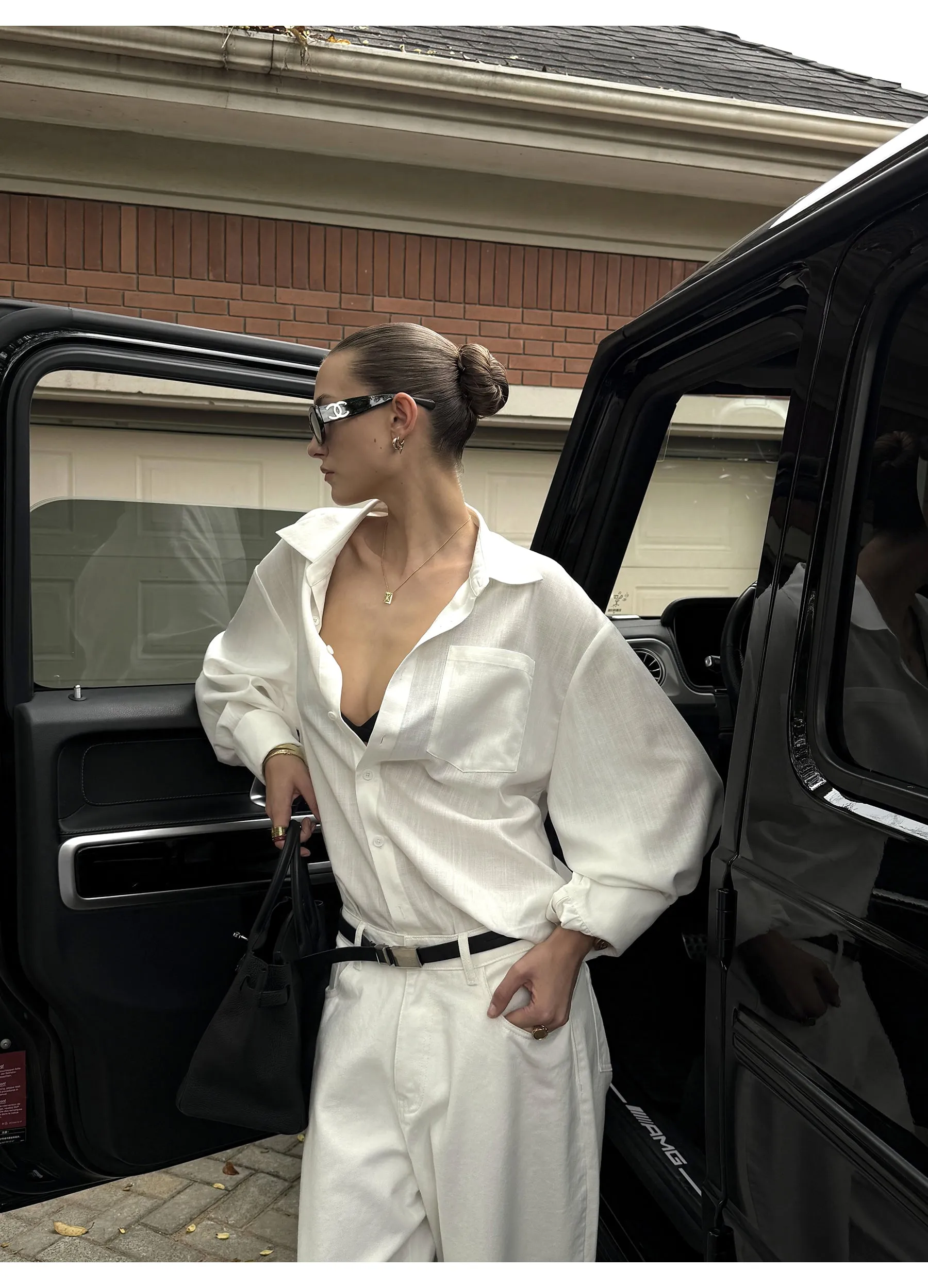 Tencel Relaxed Lapel Shirt