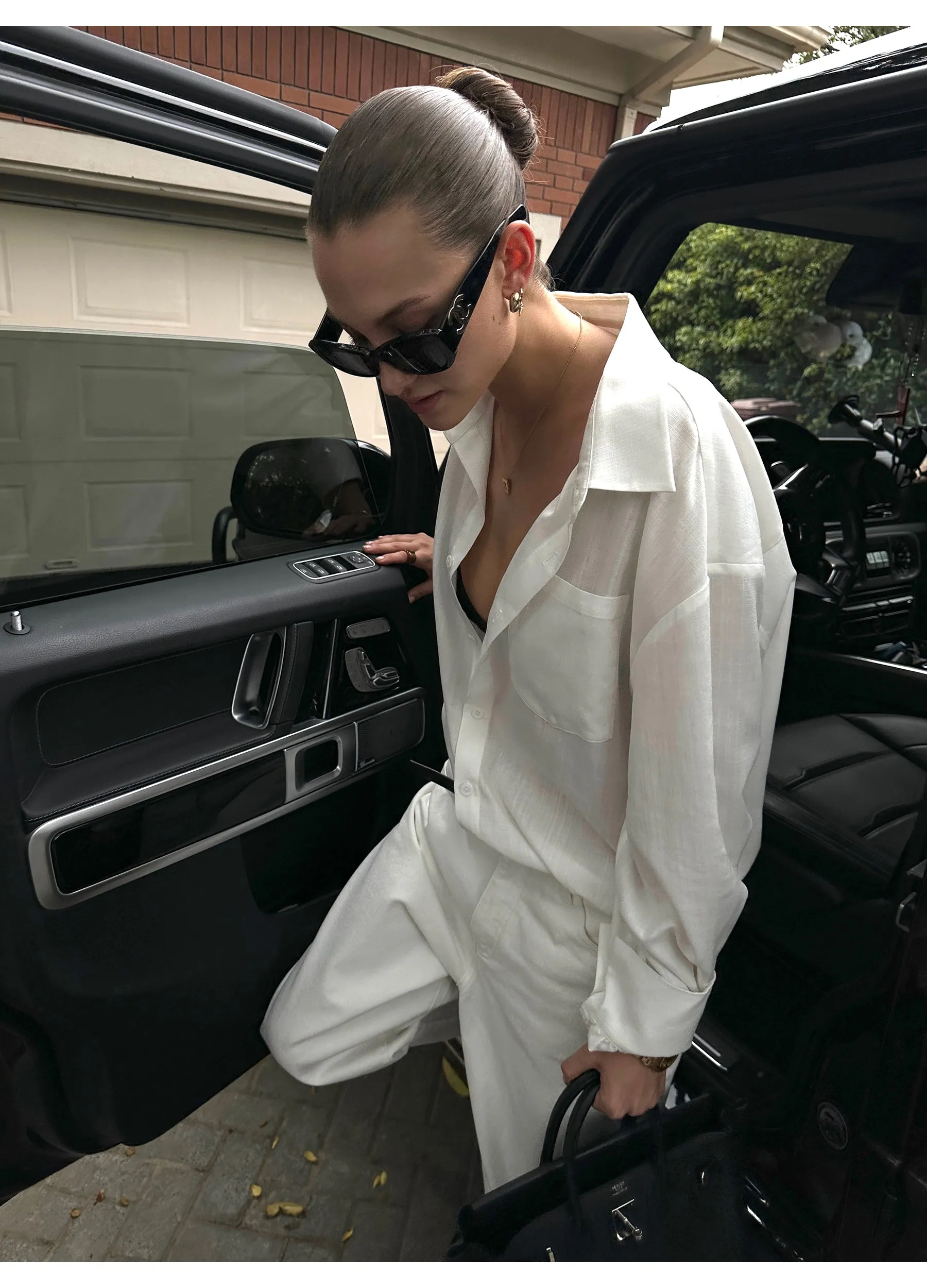 Tencel Relaxed Lapel Shirt