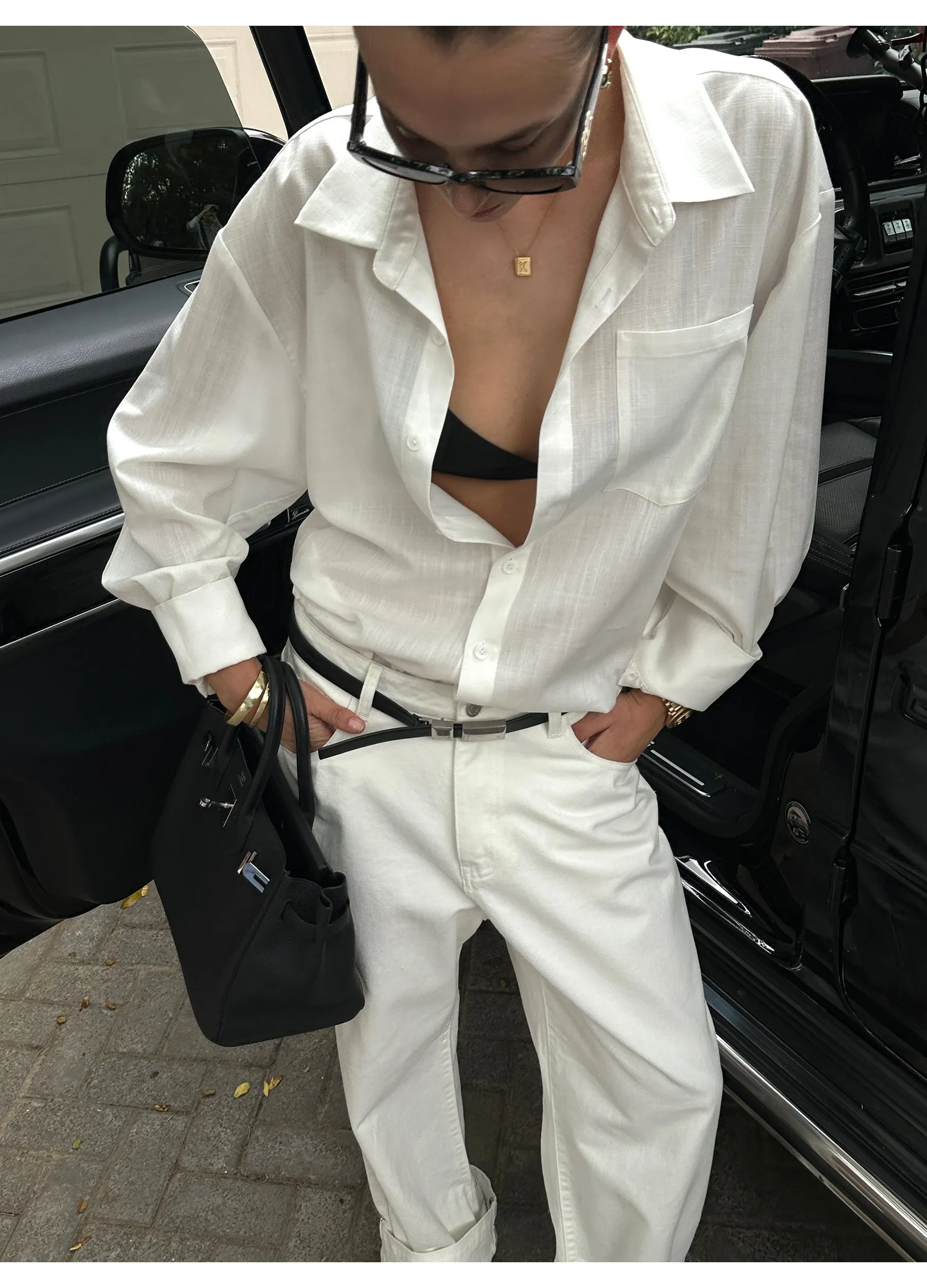 Tencel Relaxed Lapel Shirt