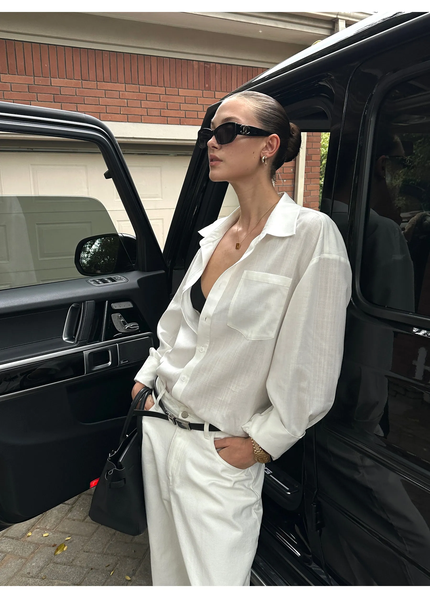 Tencel Relaxed Lapel Shirt