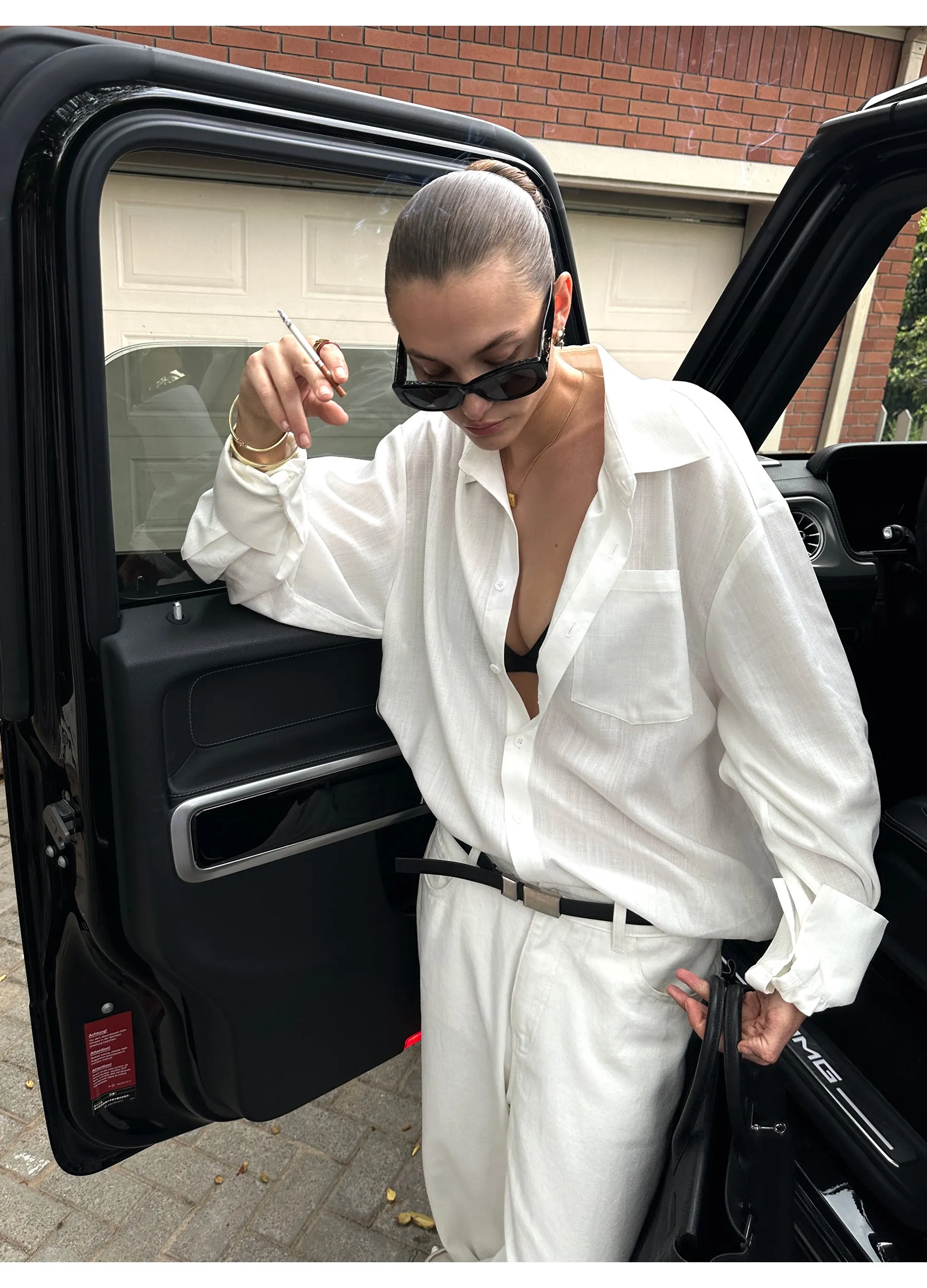 Tencel Relaxed Lapel Shirt