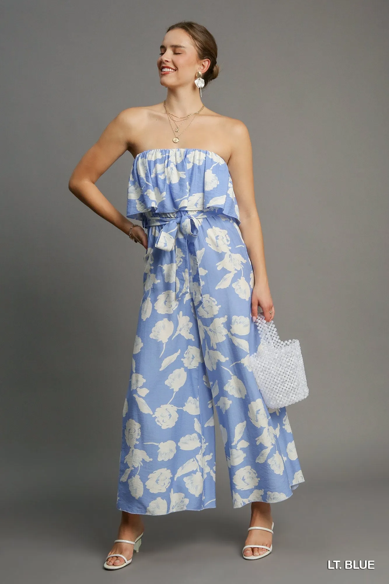 The Blue Floral Jumpsuit
