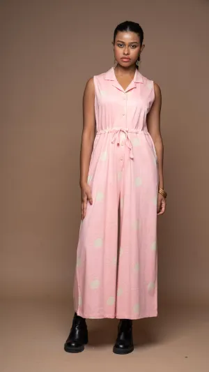 The Collared Look Jumpsuit in Sunshines On Pattern