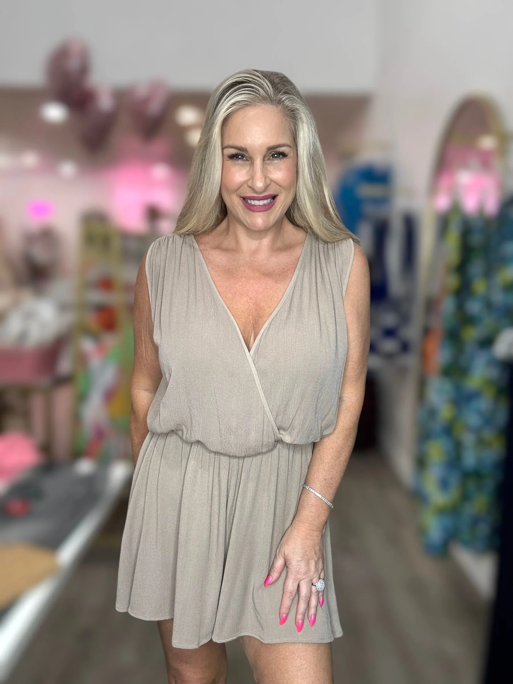 The Draped Romper