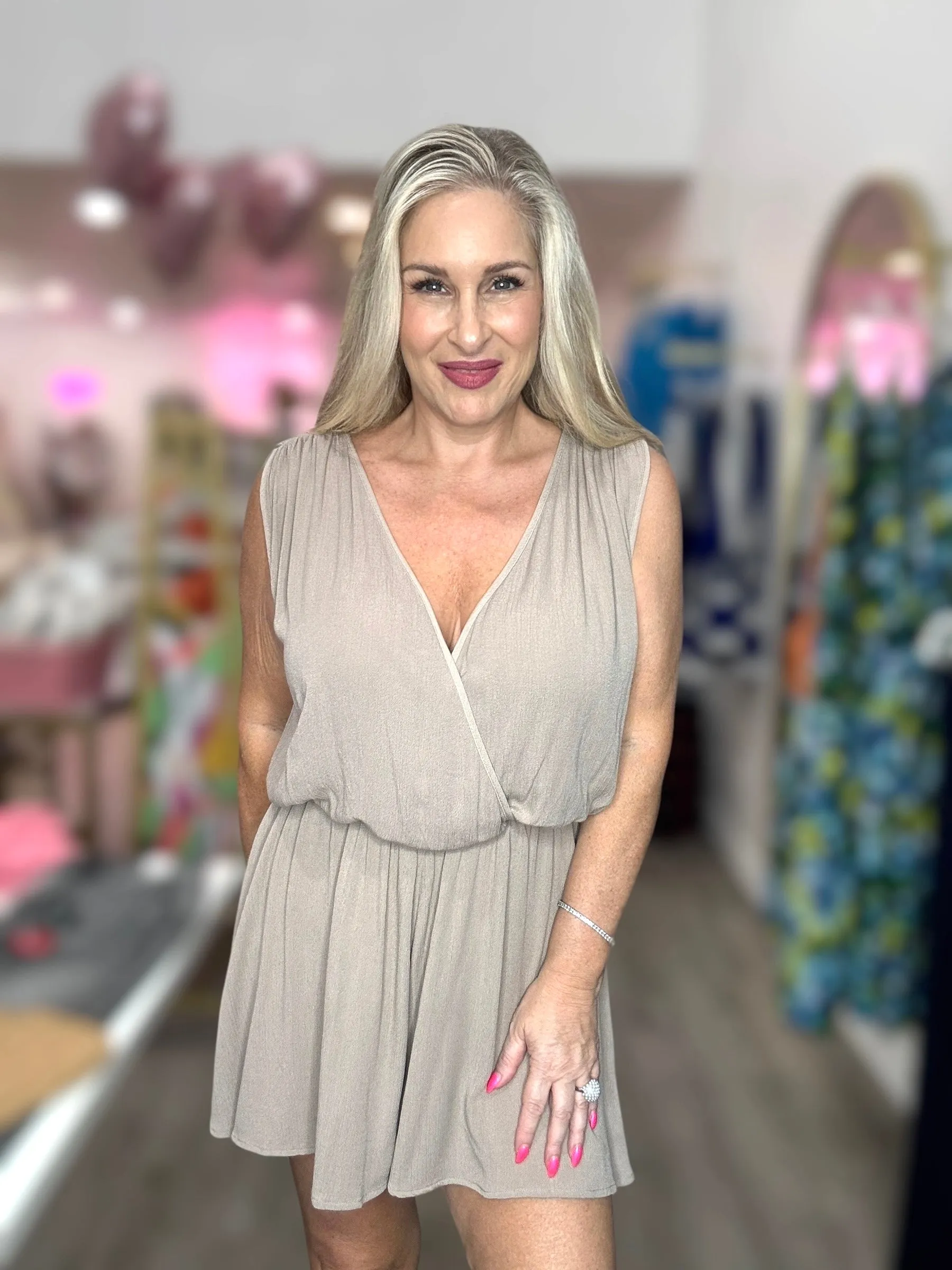 The Draped Romper