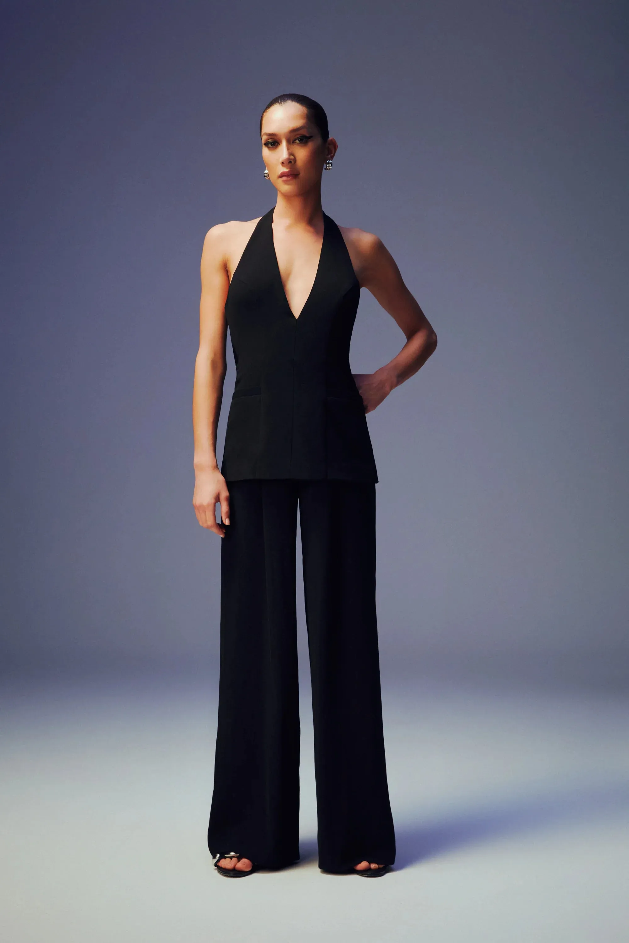 THE PASHA CREPE JUMPSUIT