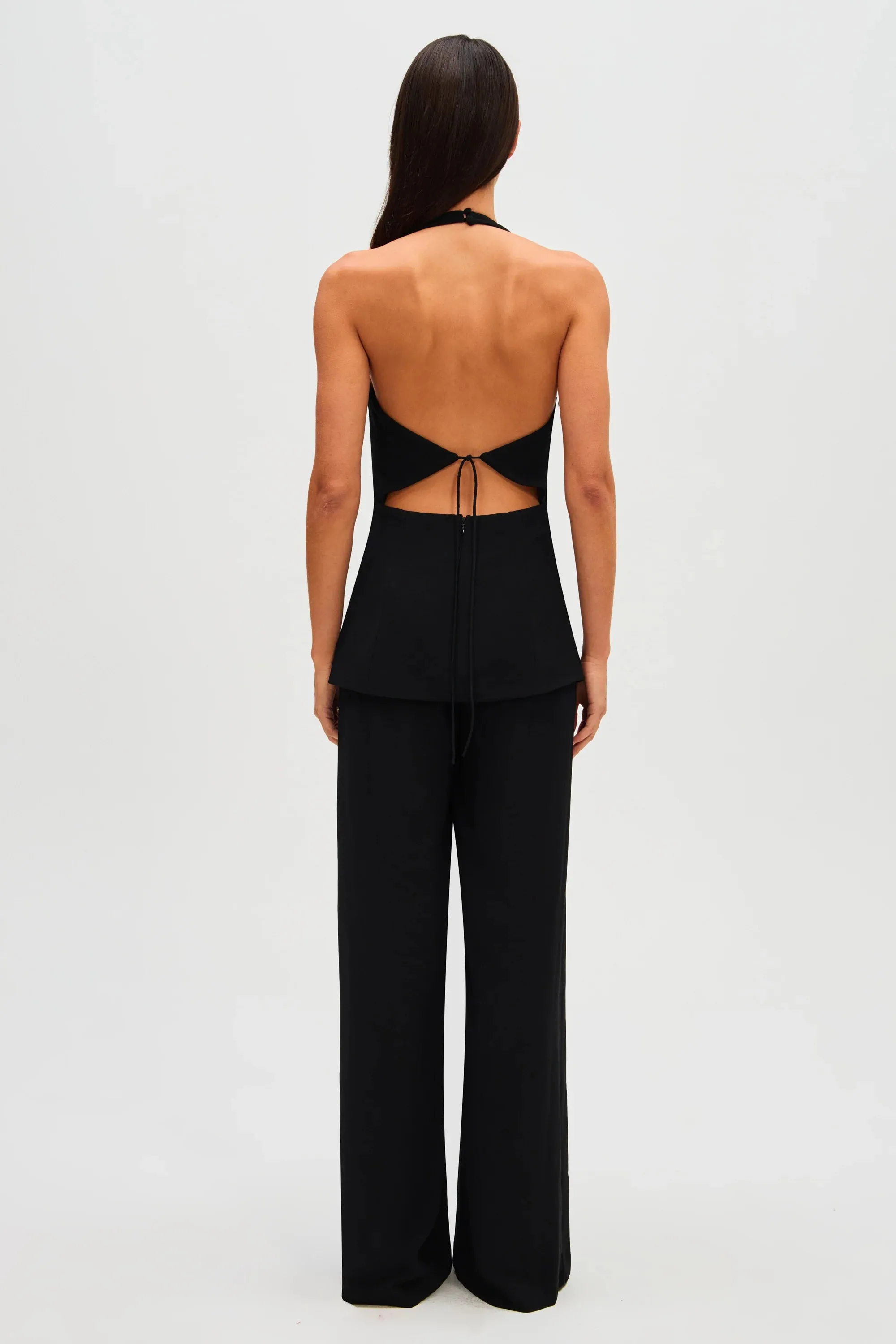 THE PASHA CREPE JUMPSUIT