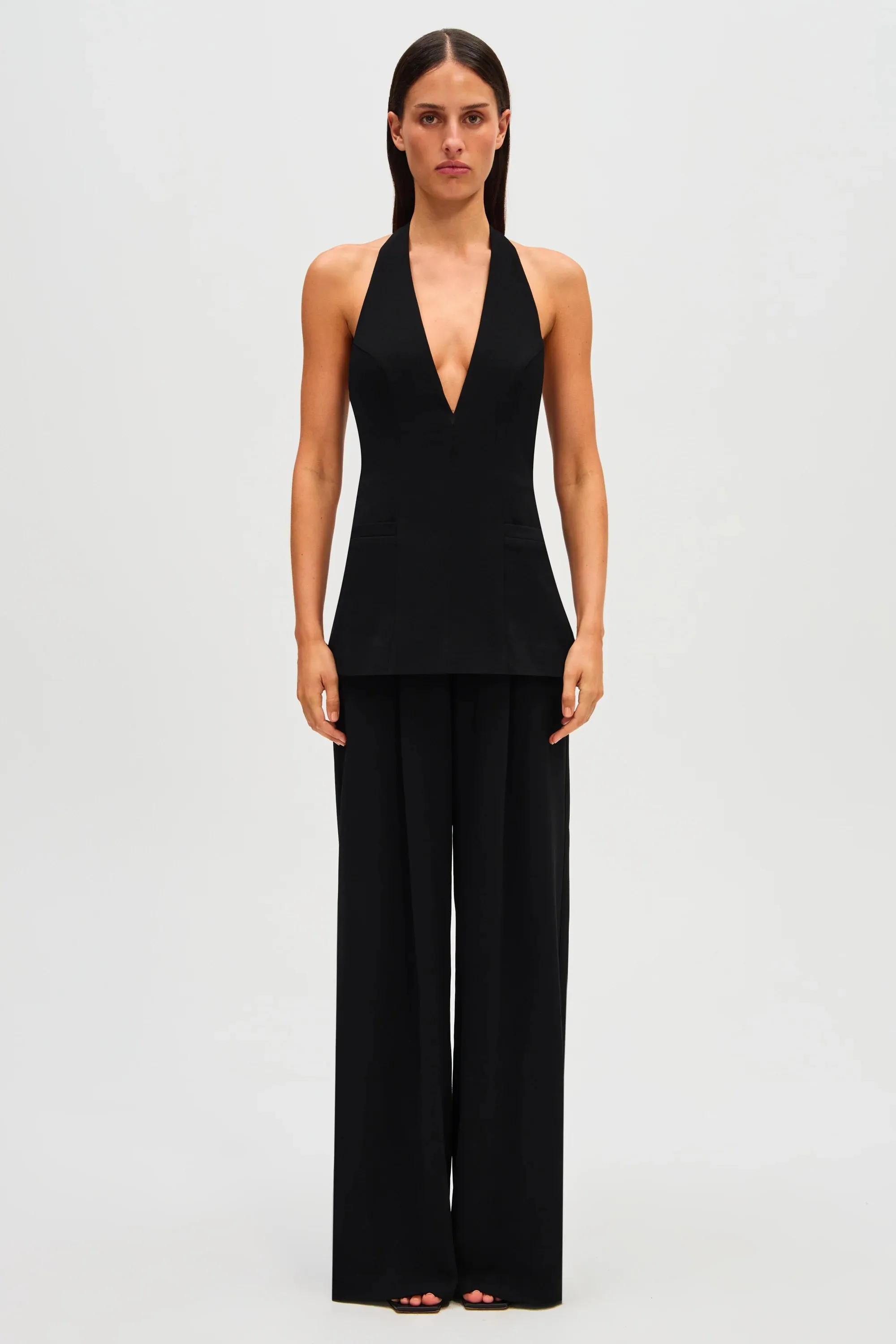 THE PASHA CREPE JUMPSUIT