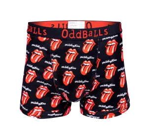 The Rolling Stones - Black - Mens Boxer Shorts