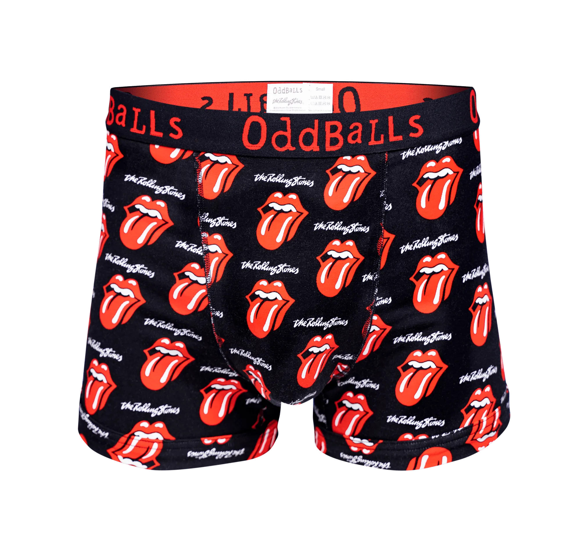 The Rolling Stones - Black - Mens Boxer Shorts