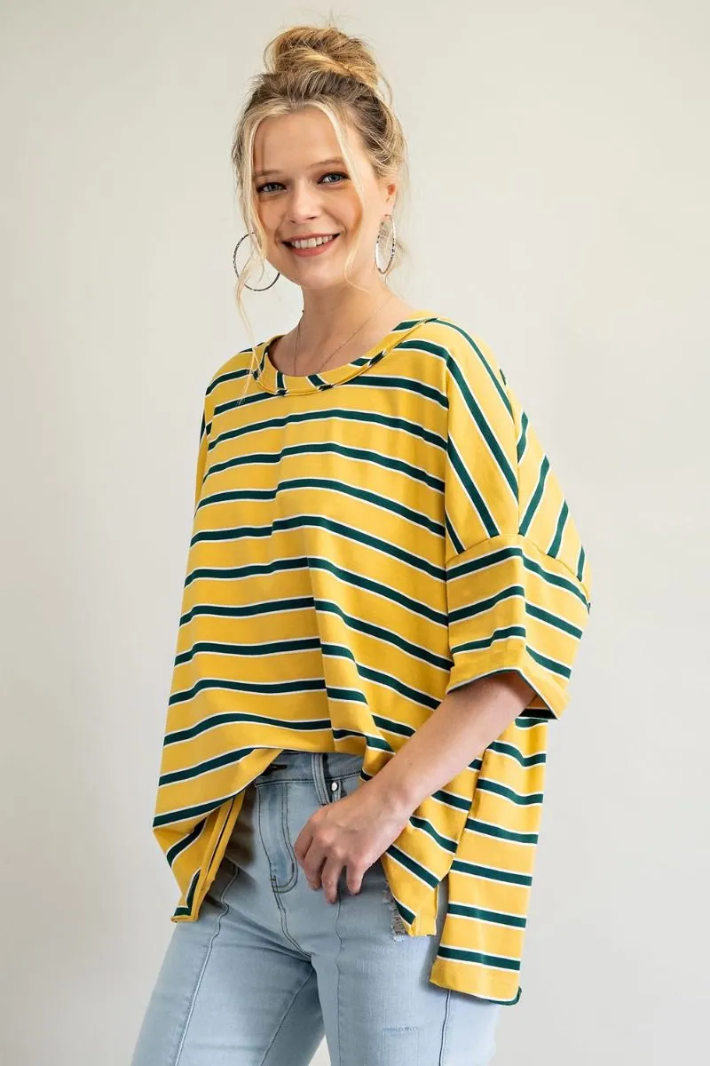 The Stripe is Right Boxy Top