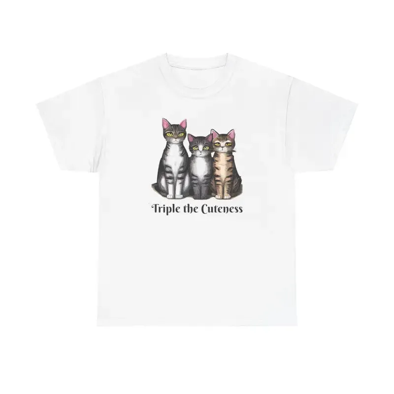 Three Cats Unisex Deluxe t Shirt that Brings Joy