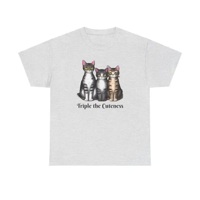 Three Cats Unisex Deluxe t Shirt that Brings Joy